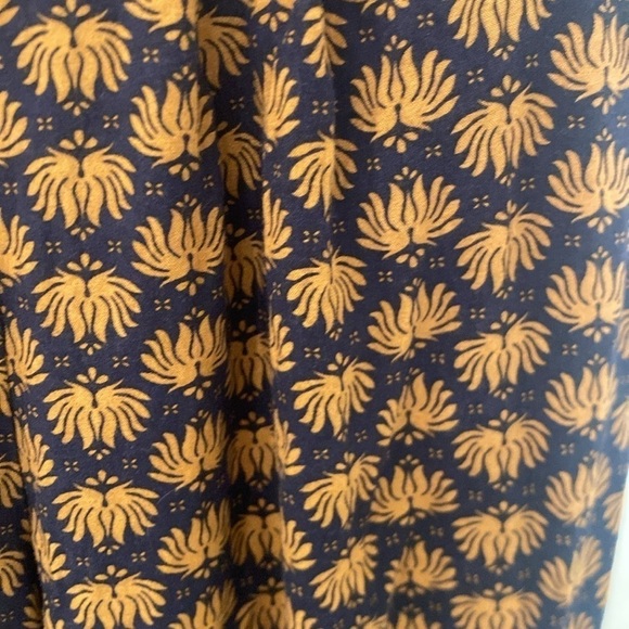 H & M print boho pocket block print pants sz xs - Picture 3 of 6
